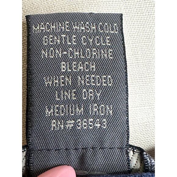 Van Heusen Blue Sleeveless Midi Linen Blend Dress Size M - Picture 5 of 5